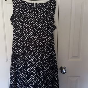 Dress black & white dot